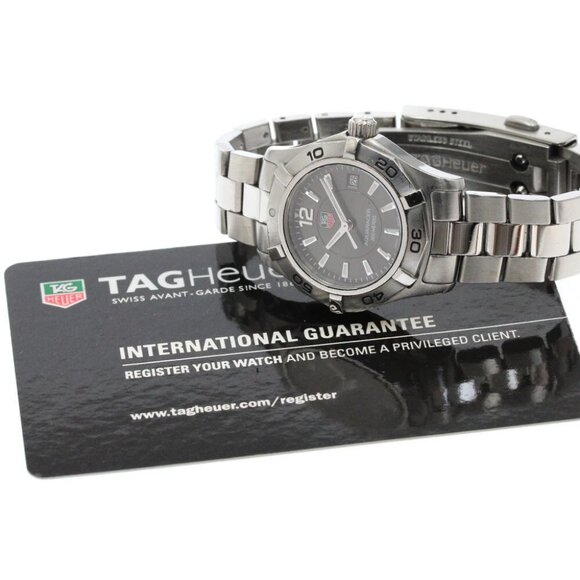 TAG HEUER Aqua racer WAF141E.BA0823 Date gray Dial Quartz Ladies Watch_868463 - Picture 2 of 7